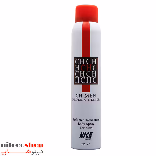اسپری بدن مردانه نایس مدل CH حجم 200 میلی لیتر