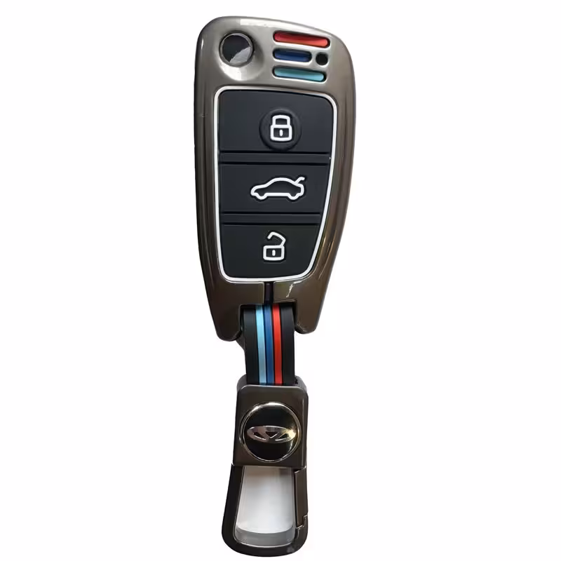 کاور ریموت و جاسوییچی خودرو چیکال مدل فلزی کد P-995 مناسب برای جک J4