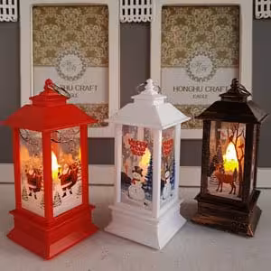 فانوس چراغدار کریسمس وارداتی 762-33
