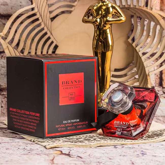 عطر جیبی زنانه لانکوم لا نویت ترزور ای لا فولی برند کالکشن مدل 203