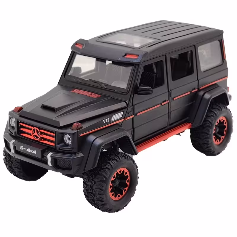 ماشین بازی مدل بنز شاسی بلند دودزا