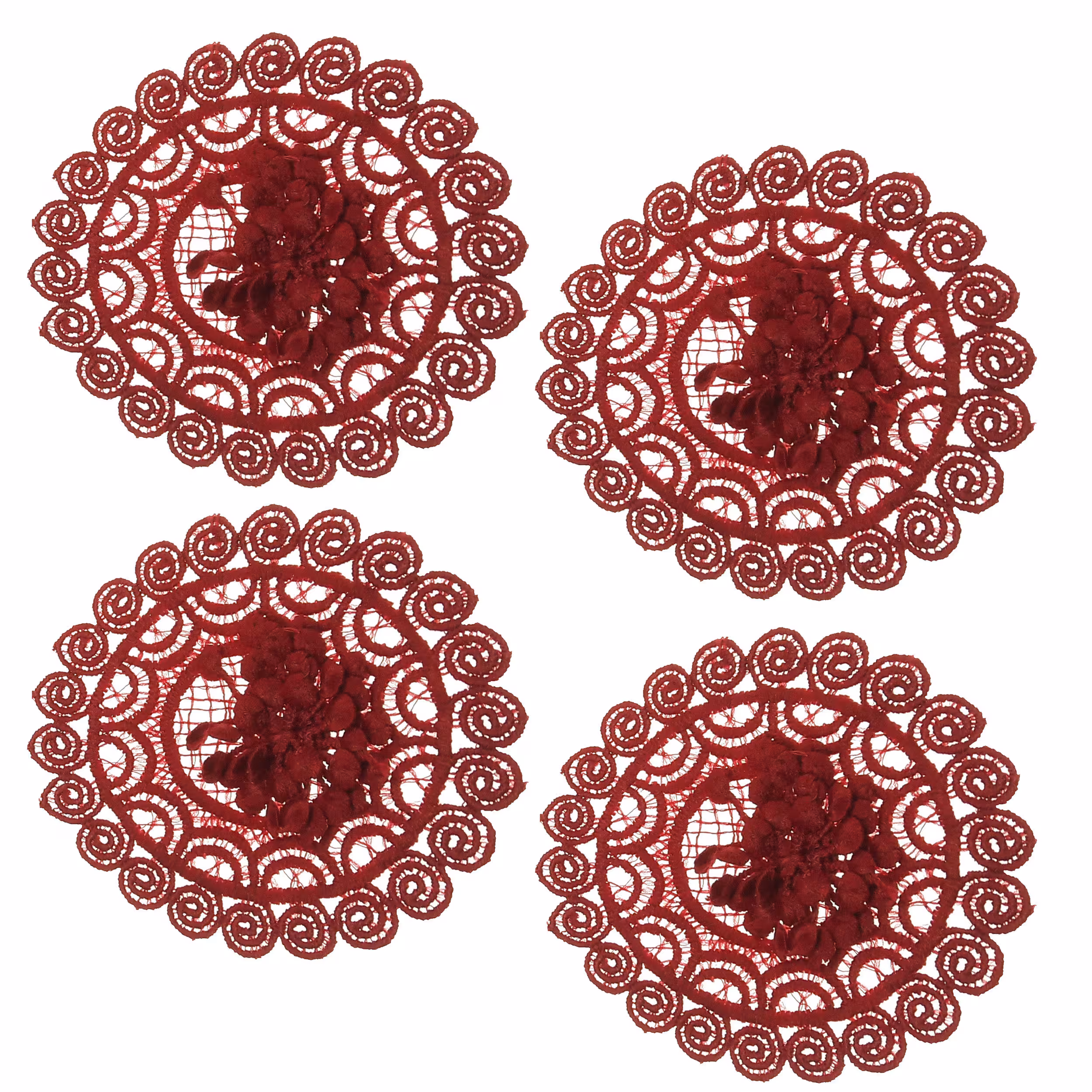 استیکر گل کنفی مدل Y6840 بسته 4 عددی