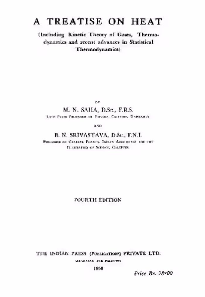 خرید و دانلود نسخه کامل کتاب A treatise on heat: Including kinetic theory of gasses [sic], thermodynamics and recent advances in statistical thermodynamics