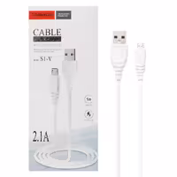 کابل USB به micro-usb ترانیو مدل S1 طول 1متر 2.1 آمپر