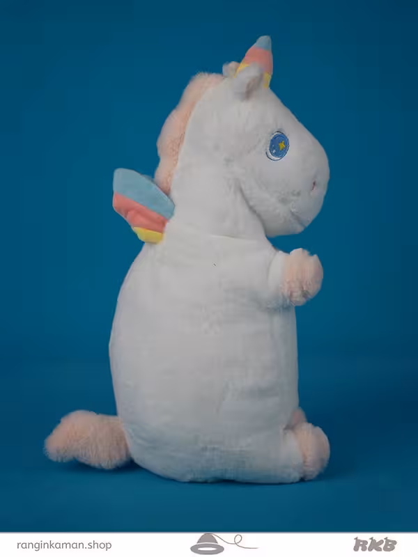 عروسک تک شاخ تپل 65 سانتی Topal unicorn doll 65 cm
