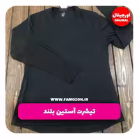 تیشرت ورزشی آستین بلند مشکی چمپیون اورجینال