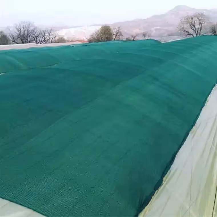 سایبان شید 80 درصد 3 در 10 متر دور دوزی شده همراه با حلقه نصب فلزی