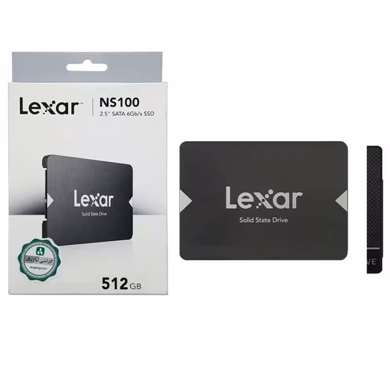 هارد SSD لپ تاپ 512 گیگابایت Lexar NS100 Sata 2.5Inch گارانتی آواژنگ