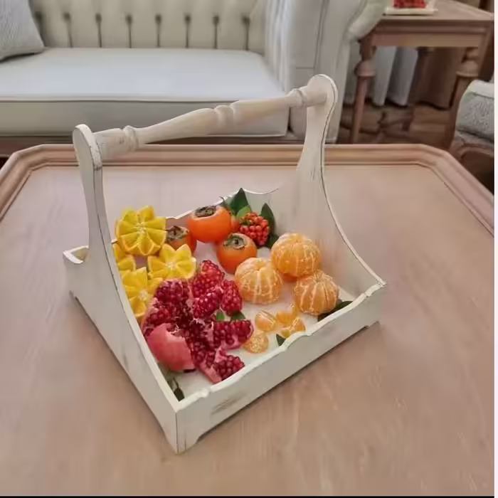 رایزر دسته دار مربع سینی دسته دار مربع