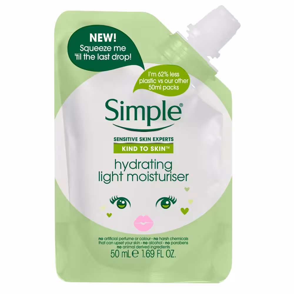 کرم آبرسان و مرطوب کننده سیمپل (Simple) مدل light حجم 50 میل