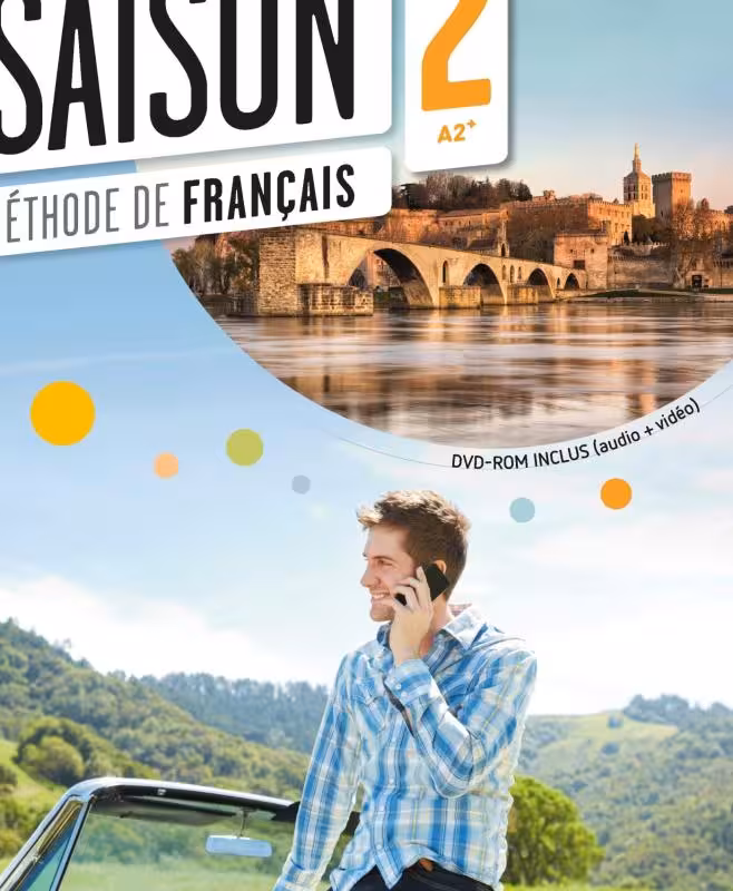خرید کتاب فرانسه سزون Saison 2   Cahier   CD audio   DVD