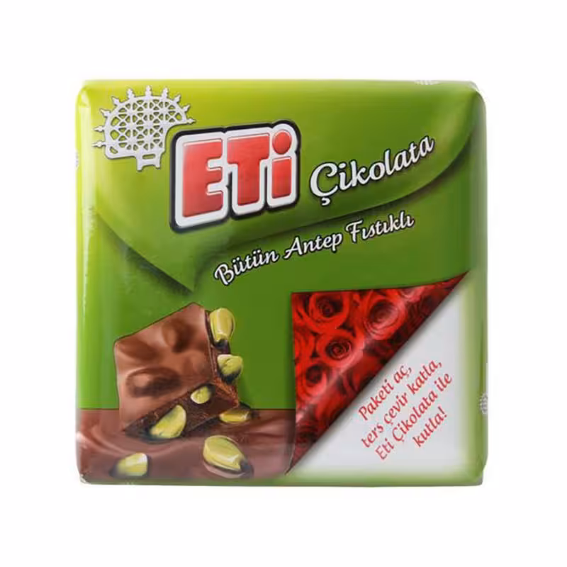 شکلات تابلت با مغز پسته اتی کارام - 60 گرم