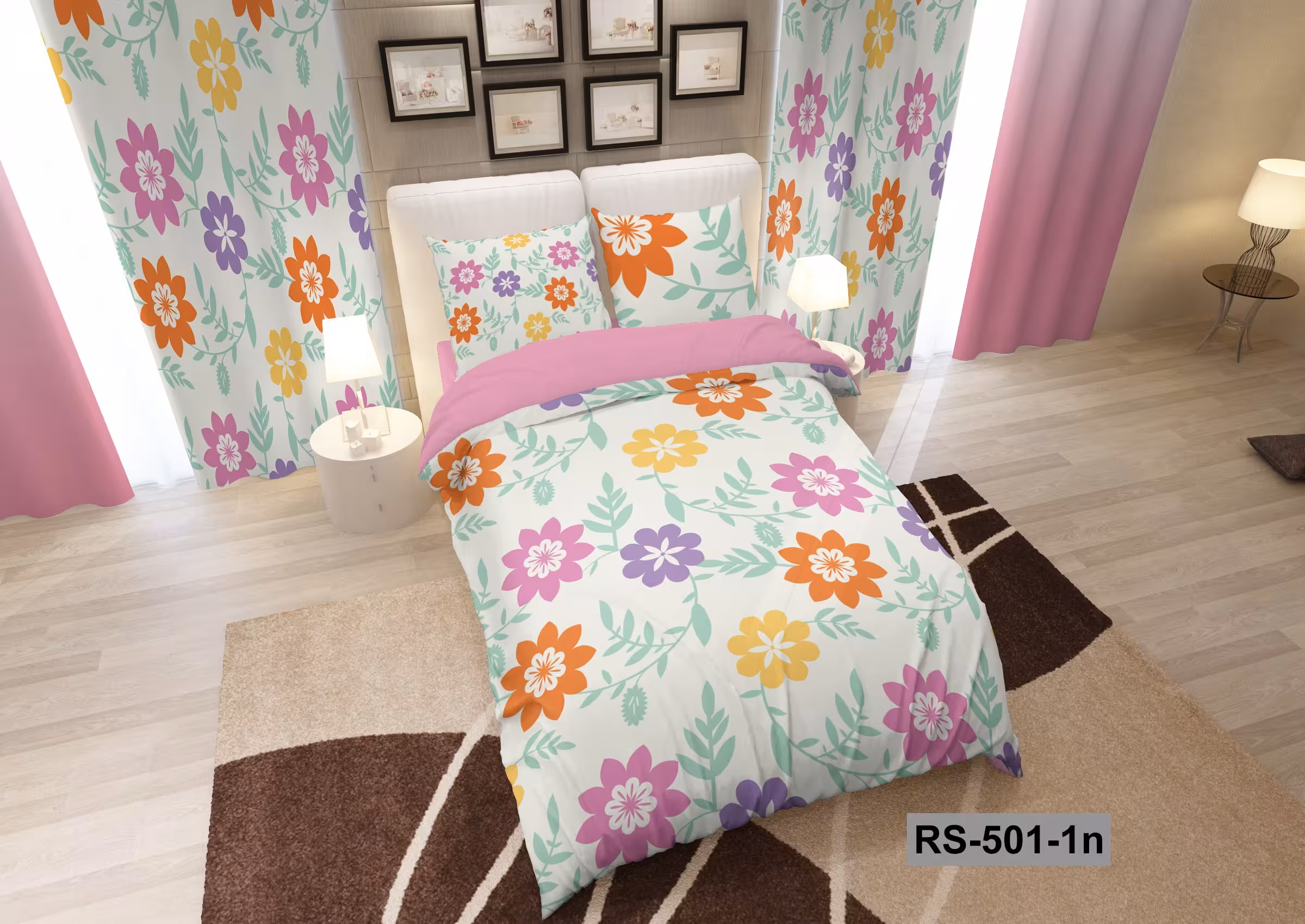 لحاف روتختی تنسل سه بعدی (3D) کالای خواب متین کد 501