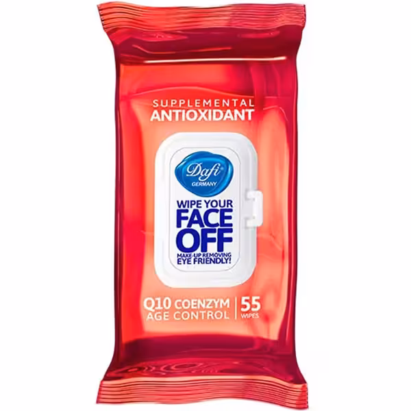 دستمال مرطوب دافی مدل Antioxidant بسته 55 عددی