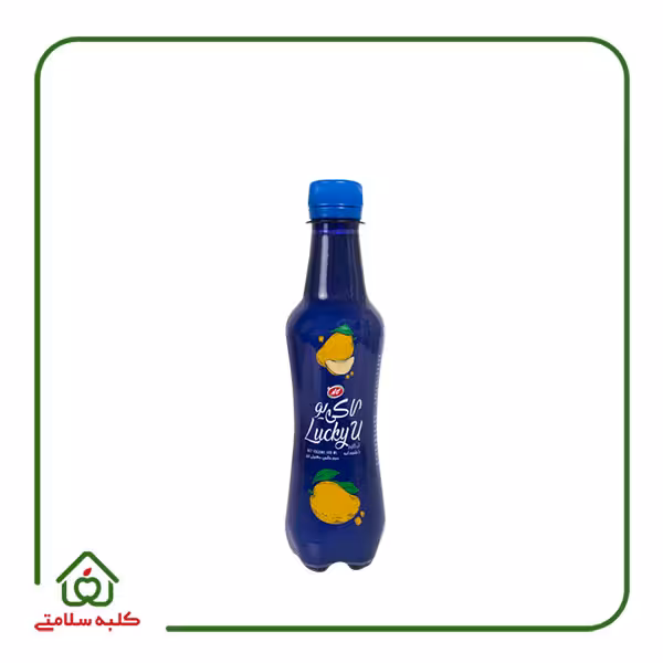 آب گازدار لاکی یو کاله با طعم انبه