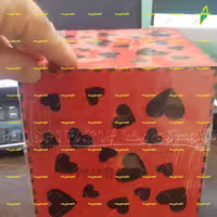 جعبه یا باکس قلبی یلدا هدیه یلدا ولنتاین کد743 (تابلو سازی رضا) پس کرایه