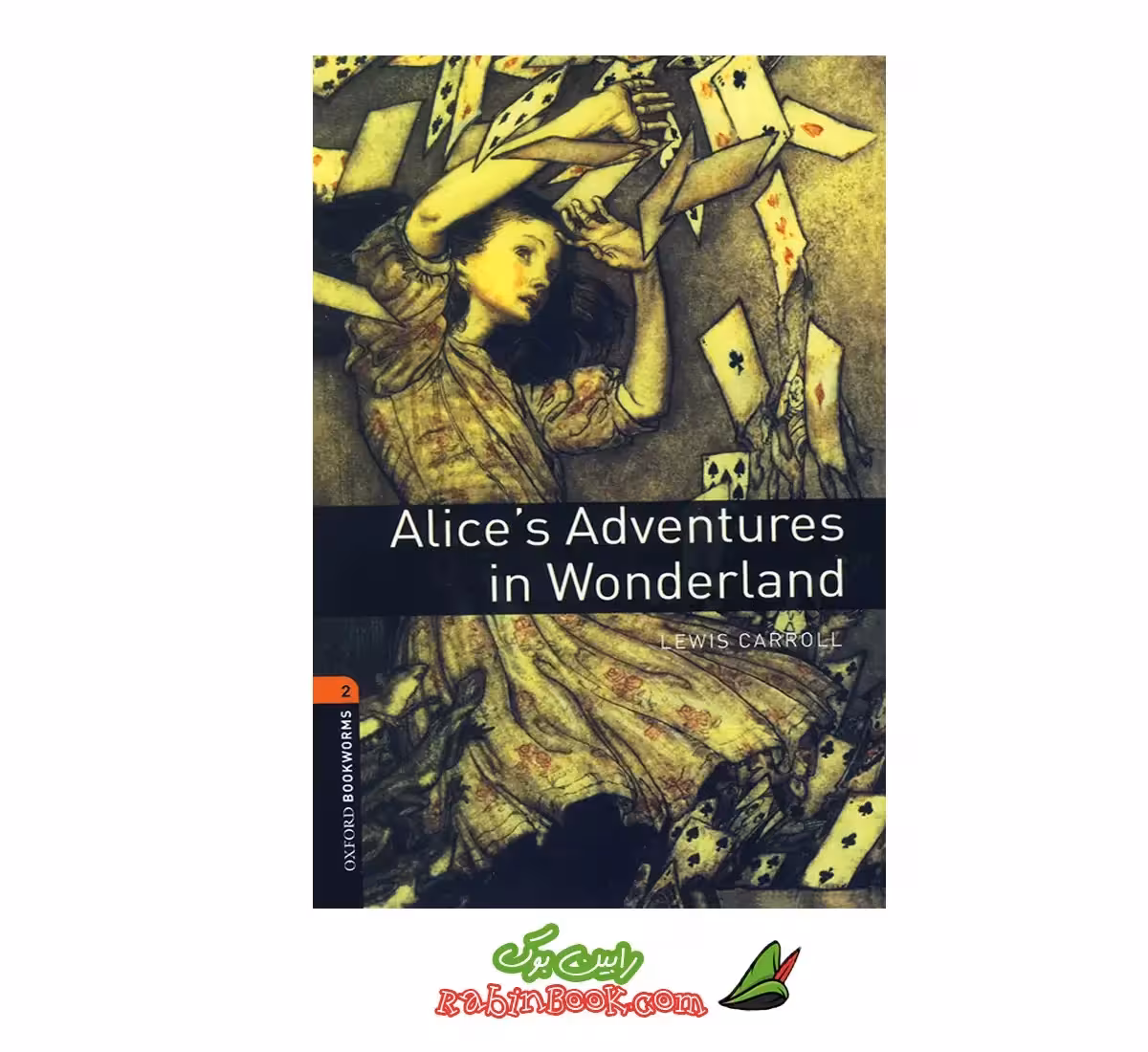 کتاب داستان بوک ورم Alices Adventures in Wonderland