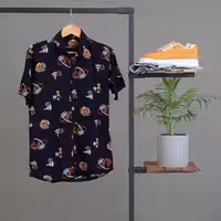 پیراهن هاوایی Rolans مدل 1447