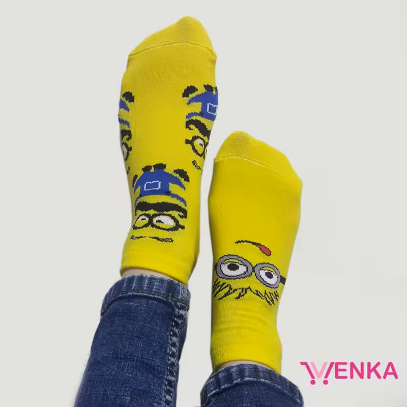 جوراب مچی طرح مینیون