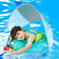 حلقه شنا مدل بادی شورتی سایه بان دار
