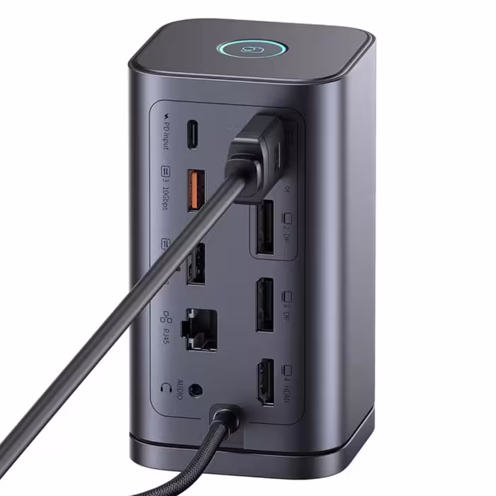 هاب 11 پورت USB-C بیسوس مدل BS-OH137 Spacemate Series