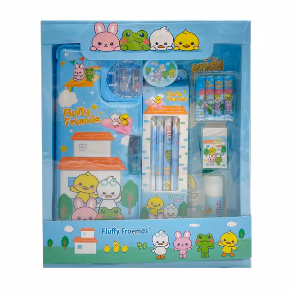 بسته لوازم تحریر مدل 1701 مجموعه 7 عددی | کالا مکس