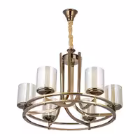 لوستر 6 شعله چشمه نور مدل N2667-6
