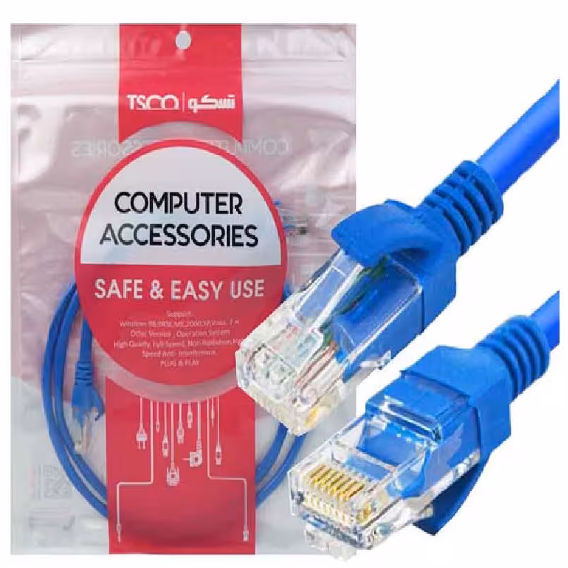  کابل 2متری شبکه Cat5 تسکو 520 