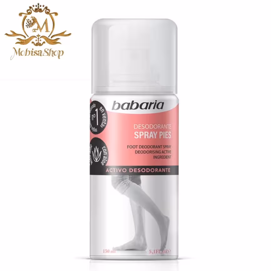 اسپری پا بورلی باباریا دئودورانت بدون گاز 150 میلی لیتر