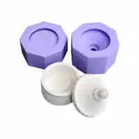 قالب سیلیکونی قندان حکاکی شده  8*9 سانت