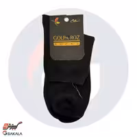 جوراب نیم ساق مشکی 12 عددی