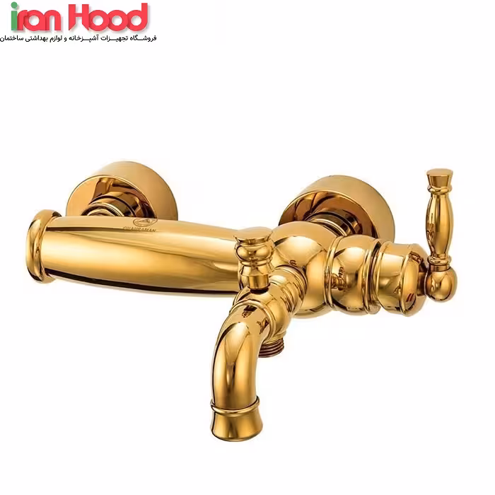 شیر حمام آنتیک طلایی قهرمان