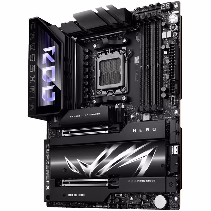 مادربرد ایسوس ROG CROSSHAIR X870E HERO با حافظه DDR5 و WiFi