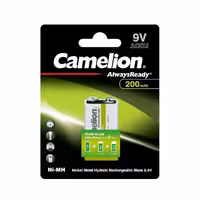 باتری کتابی قابل شارژ کملیون مدل ALWAYS READY ظرفیت 200 میلی آمپر ساعت