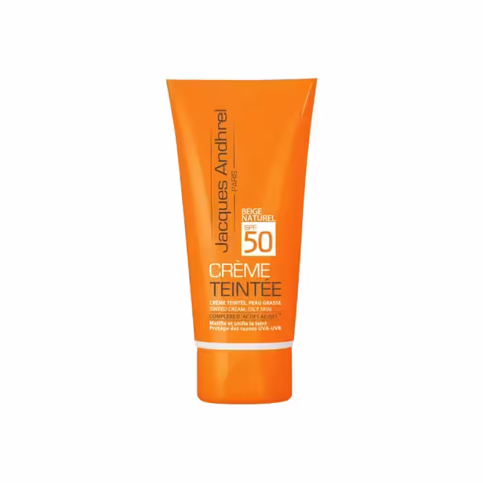 کرم ضد آفتاب SPF50 پوست چرب ژاک آندرل (بژ طبیعی) | 50 میل