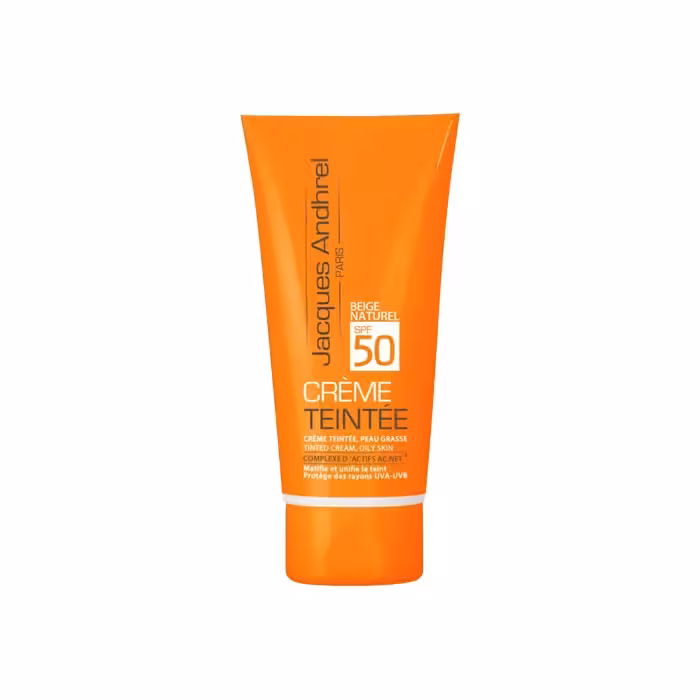 کرم ضد آفتاب SPF50 پوست چرب ژاک آندرل (بژ طبیعی) | 50 میل