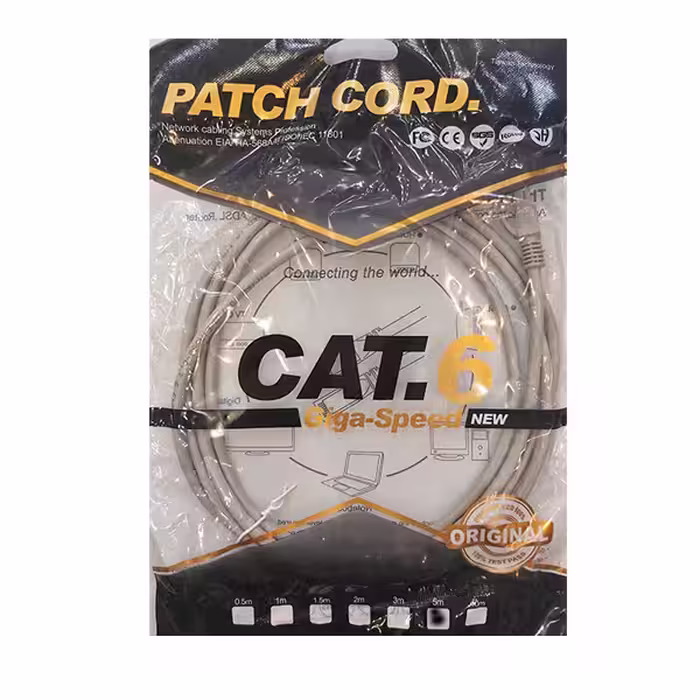 کابل شبکه PATCH cord cat6 -5m