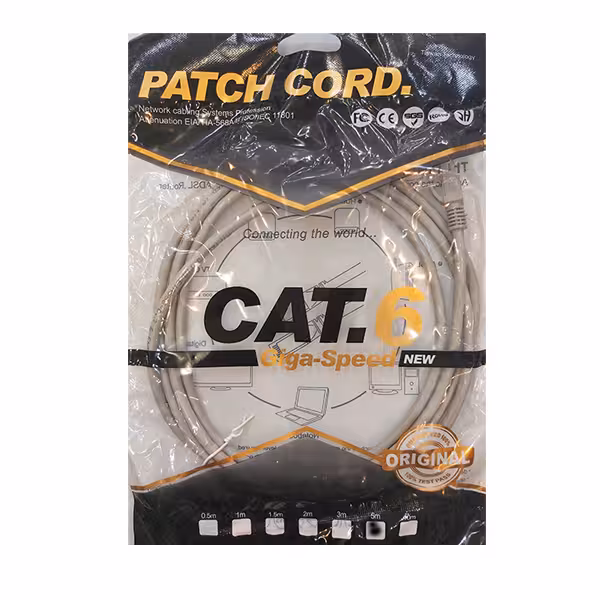 کابل شبکه PATCH cord cat6 -5m