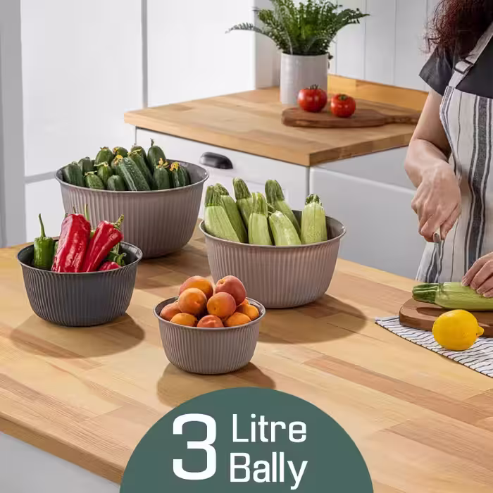 کاسه گرد خطی Bally فولی لایف 3 لیتری سبز کد BNM-0598