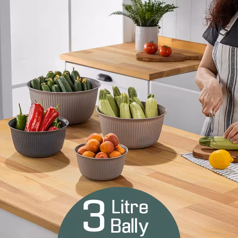 کاسه گرد خطی Bally فولی لایف 3 لیتری سبز کد BNM-0598
