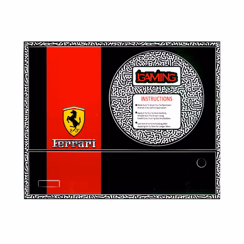 اسکین Xbox Series S طرح Ferrari