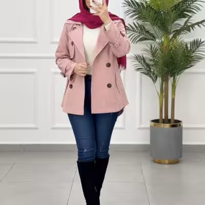 مانتو بارانی آستردار