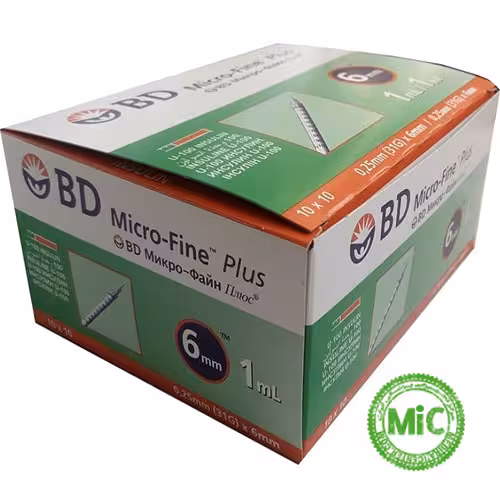 سرنگ انسولین BD یک میل