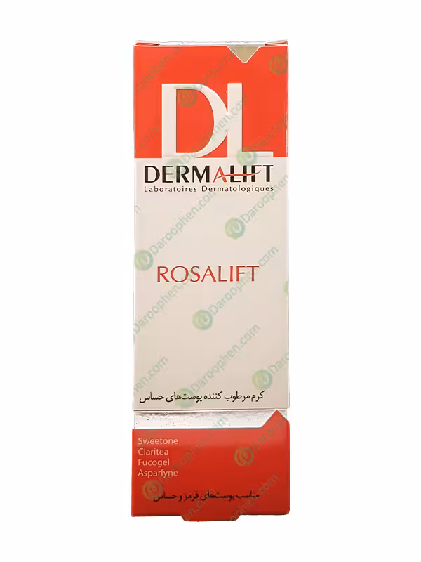 کرم ضد قرمزی رزالیفت درمالیفت مناسب پوست های حساس و ملتهب – Dermalift Rosalift Anti Redness Cream For Sensitive Skins