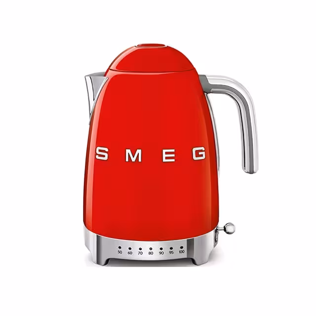 کتری برقی درجه دار اسمگ رنگ قرمز مدل KLF04