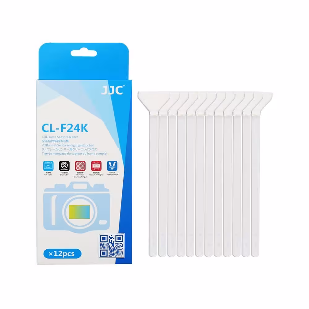 تمیز کننده سنسور فول فریم دوربین جی جی سی مدل CL-F24K بسته 12 عددی
