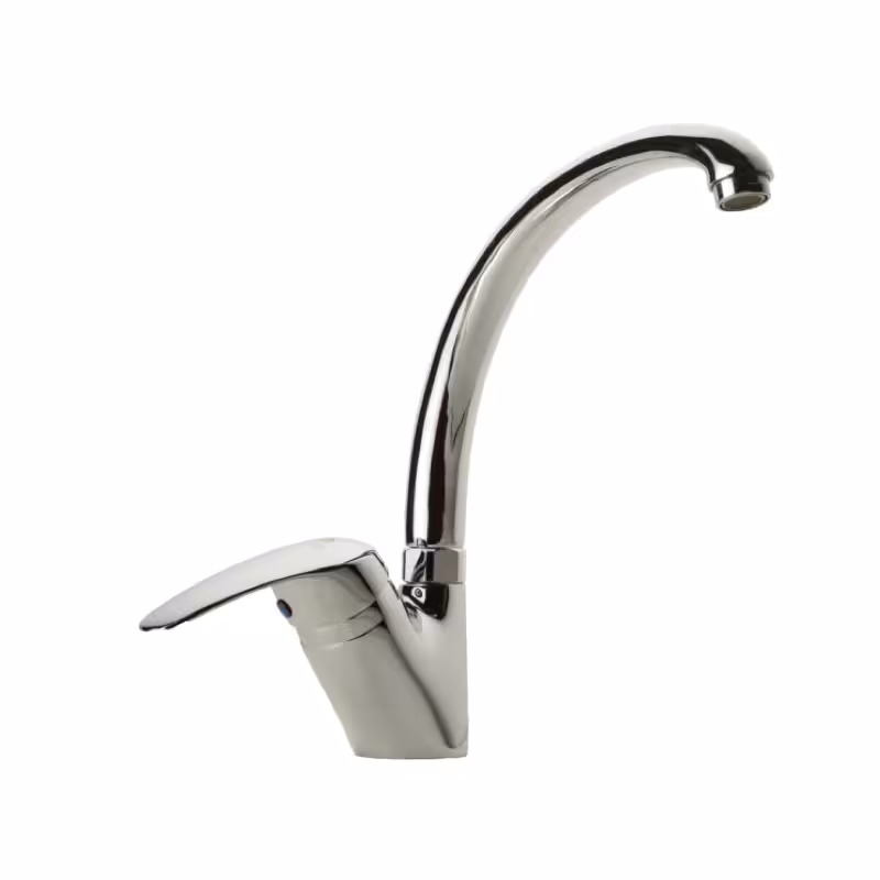 شیر ظرفشویی ثابت با علم ریختگی شیبه مدل کرخه