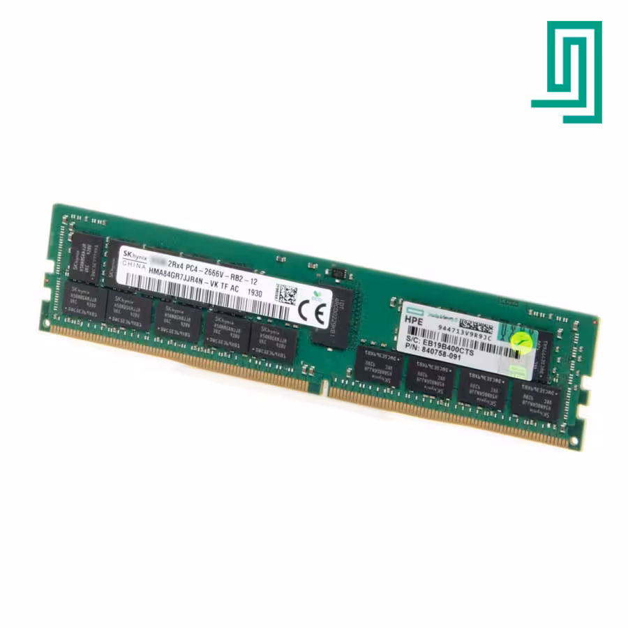 HPE 16GB (1x16GB) Dual Rank x8 DDR4-2666 CAS-19-19-19 Registered Smart Memory