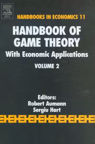 خرید و دانلود نسخه کامل کتاب Handbook of game theory with economic applications,