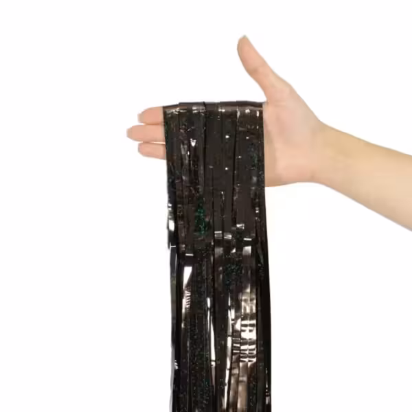 پرده متالایز مشکی